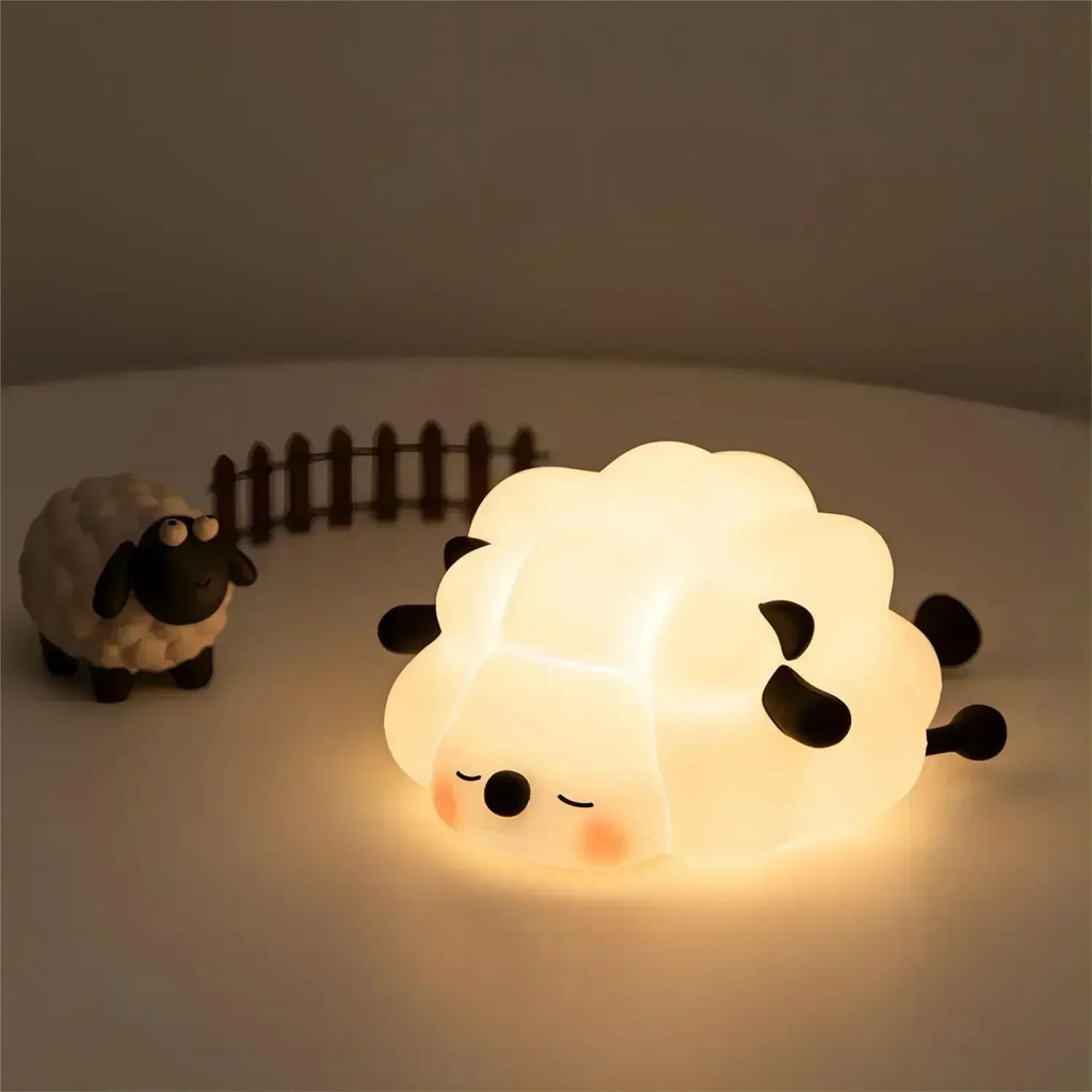 Veilleuse Bébé - Mouton Blanc Chaud