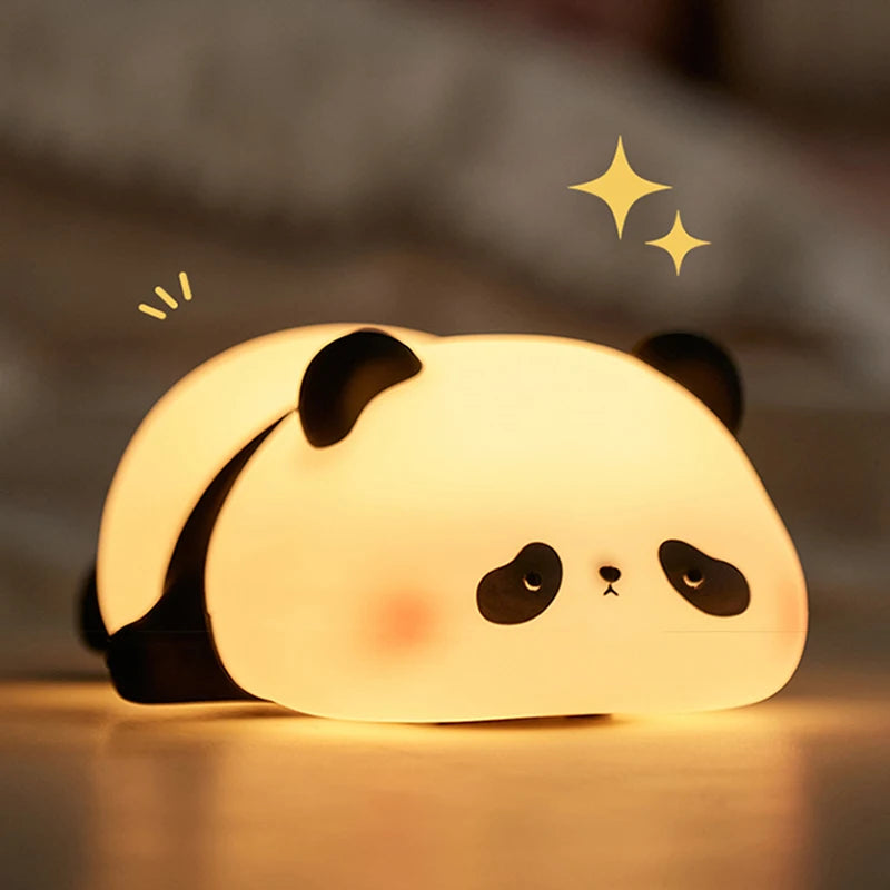 Veilleuse Panda Lumineuse Blanc Chaud