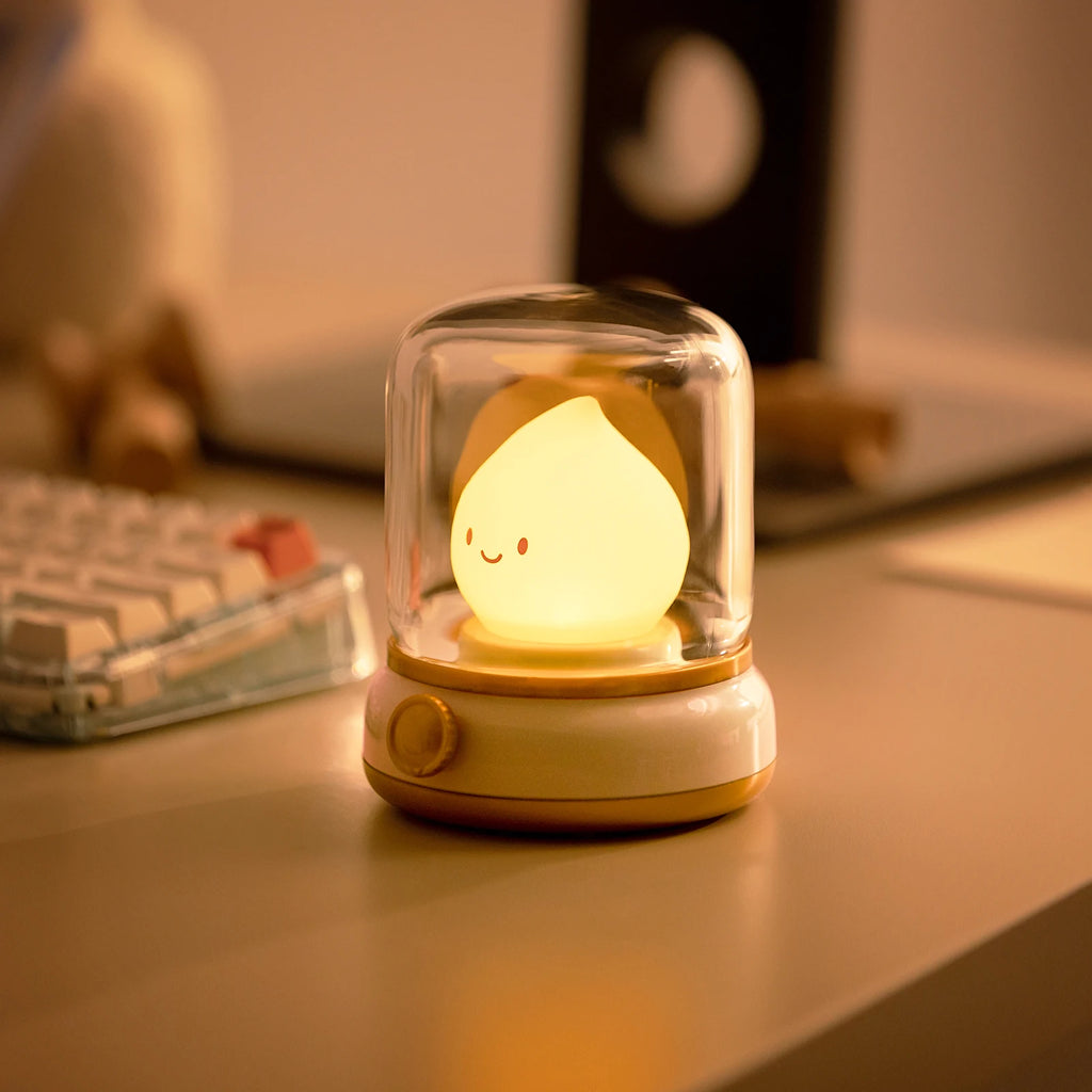 Veilleuse Bébé - Bougie Réglable Lumière Chaude