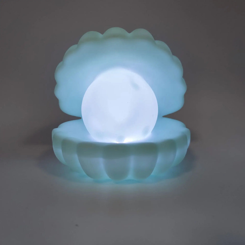 Veilleuse Bébé - Coquillage Perle Blanc Doux