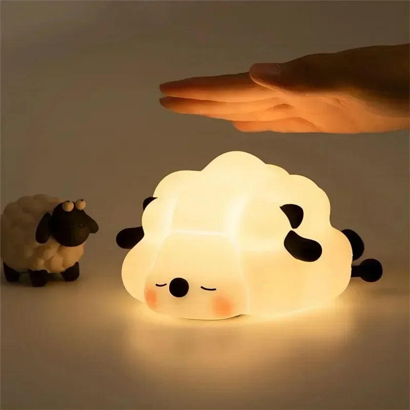 Veilleuse Bébé - Mouton Blanc Chaud