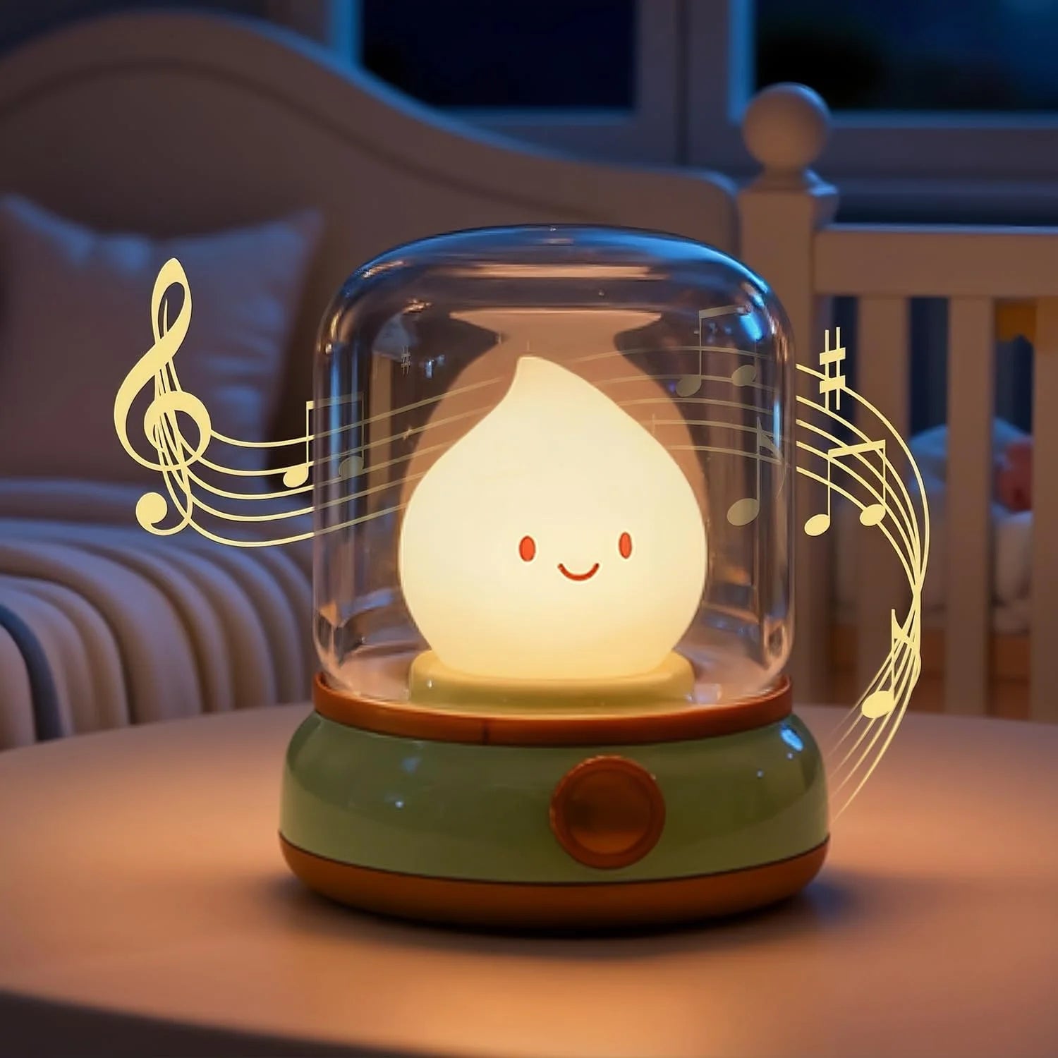 Veilleuse Musicale - Bougie Musicale Lumière Chaude