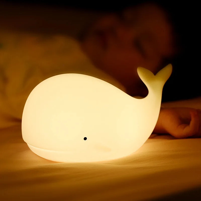 Veilleuse Bébé - Baleine Multicolore