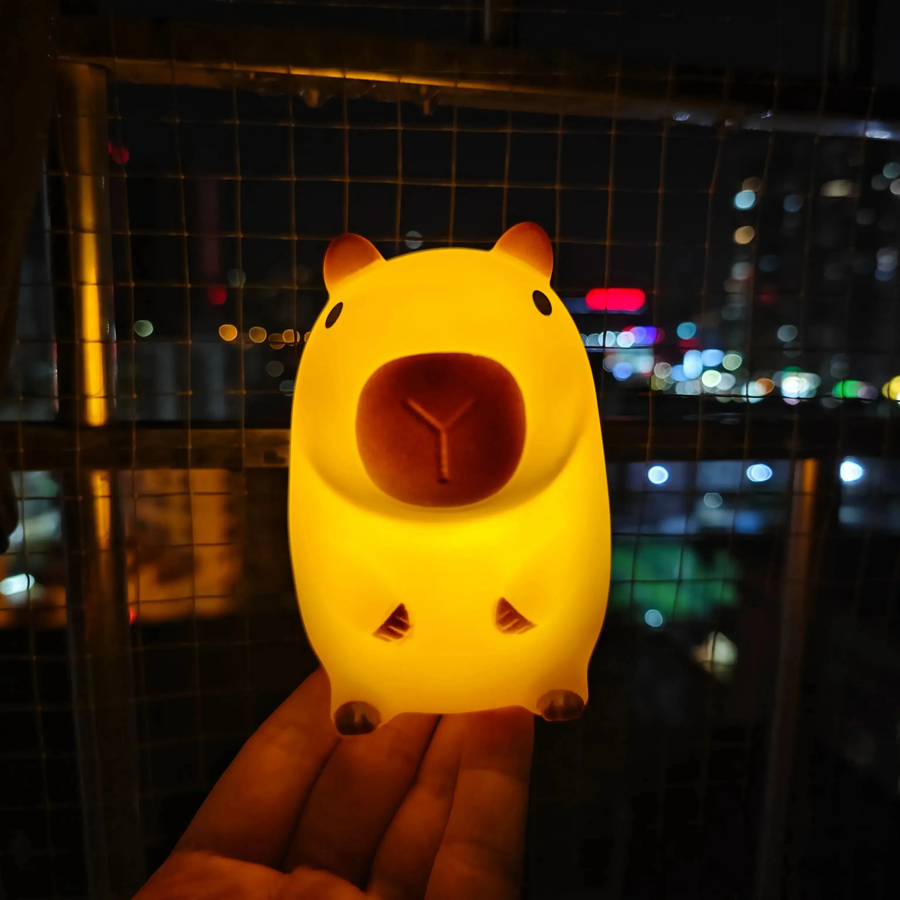 Veilleuse Bébé - Capybara Lumineuse Blanc Chaud