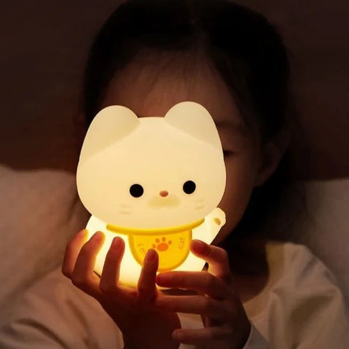 Veilleuse Bébé - Chat Intensité Réglable