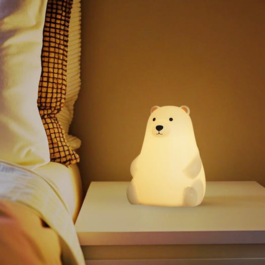 Veilleuse Bébé - Ours Polaire Lumière Douce