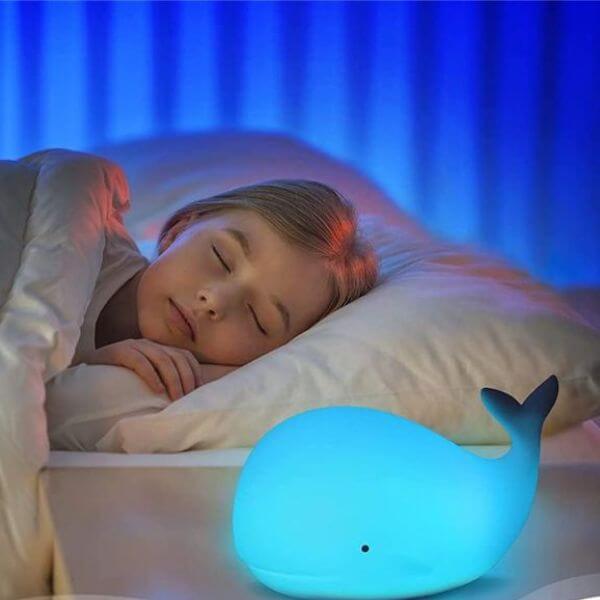 Veilleuse Bébé - Baleine Multicolore