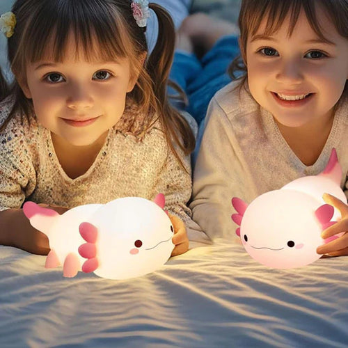 Veilleuse Bébé - Axolotl Intensité Réglable