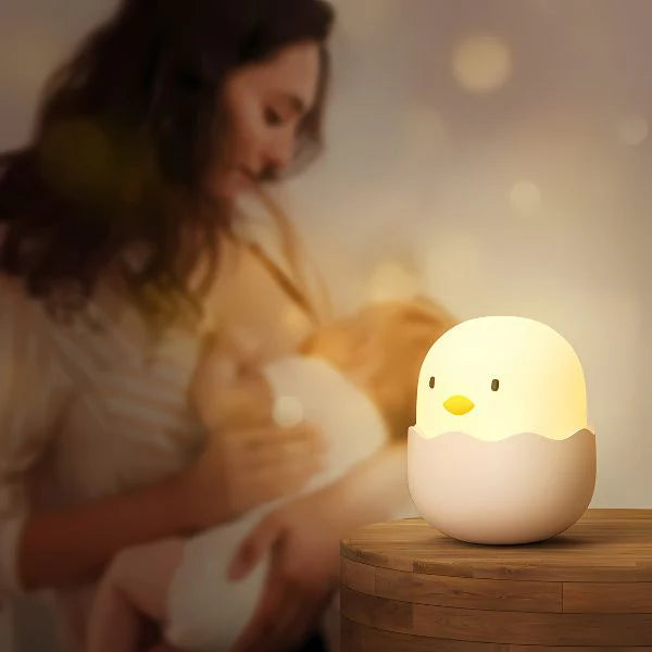 Veilleuse Bébé - Poussin Coquille Multicolore