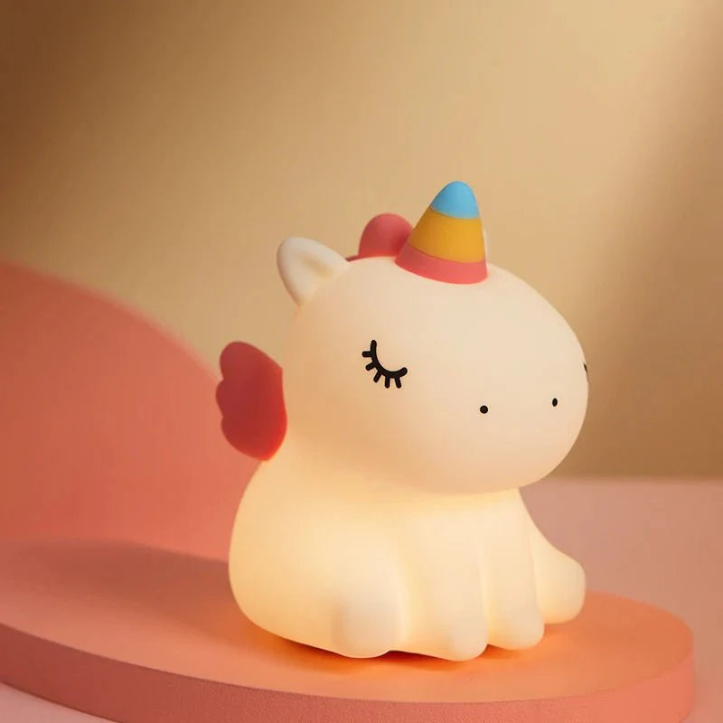 Veilleuse Bébé - Licorne Lumineuse Blanc Chaud