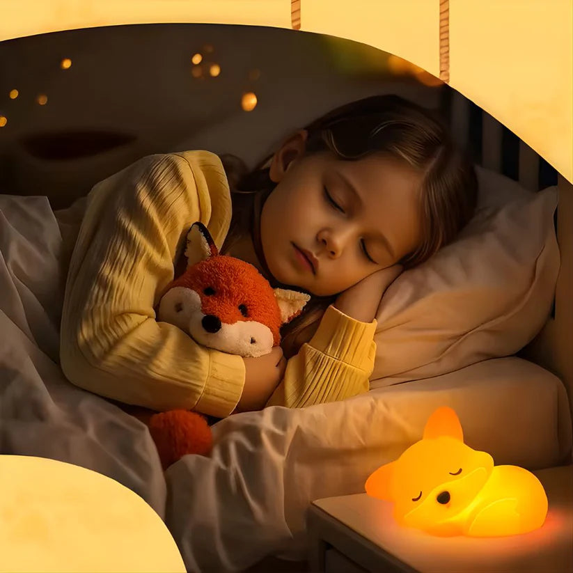 Veilleuse Bébé - Renard Multicolore